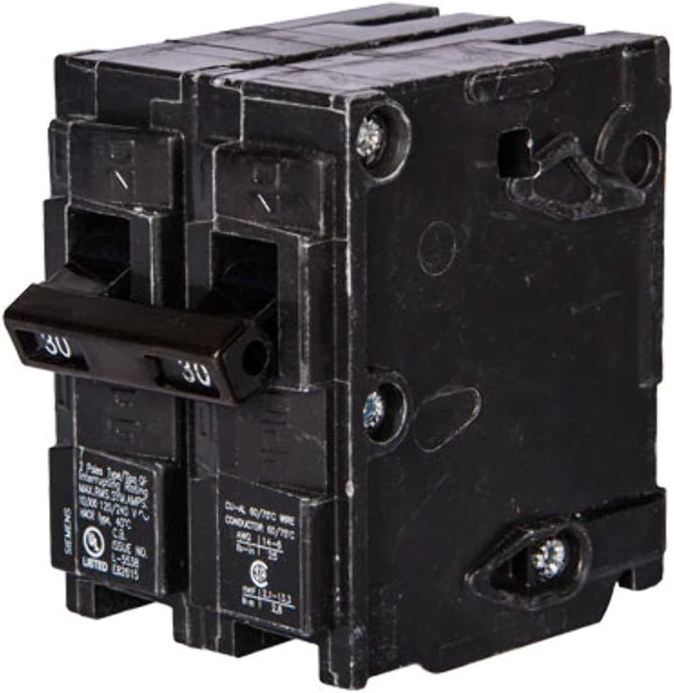 Siemens - 20A Dual Pole Circuit Breaker - Q220