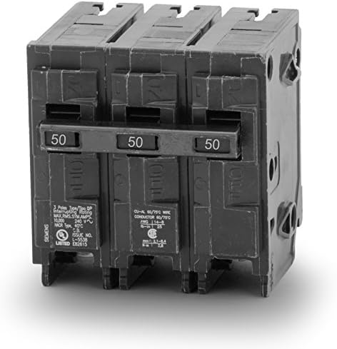 Siemens - Circuit Breaker, 50 Amps, 3 Pole, 120V - Q350