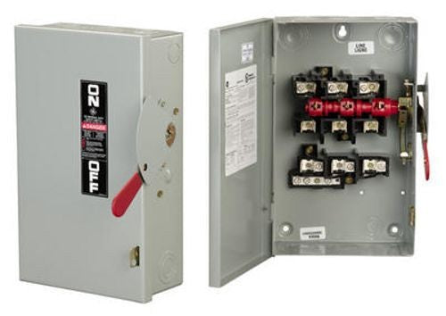 GE ABB - TG - Fusible - Switch - 60 amp - 240V - 3 Pole - TG4322