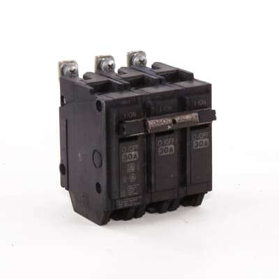 GE ABB - THHQB Circuit Breaker - 30A, 240V, 3-Poles - THHQB32030
