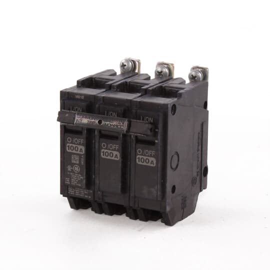 GE ABB - Circuit Breaker, 3 Pole, 70 Amp, 240 Volt, Bolt On - THHQB32070