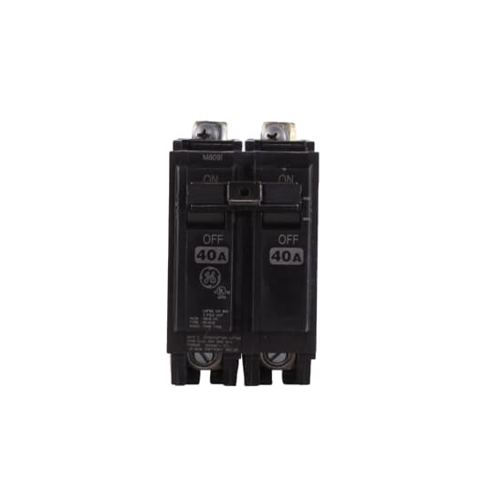 GE ABB - Circuit Breaker, 40 Amp, 2 Pole, 120/240 V, Bolt On - THQB2140