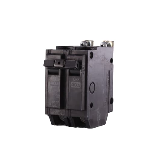 GE ABB - Circuit Breaker, 40 Amp, 2 Pole, 120/240 V, Bolt On - THQB2140