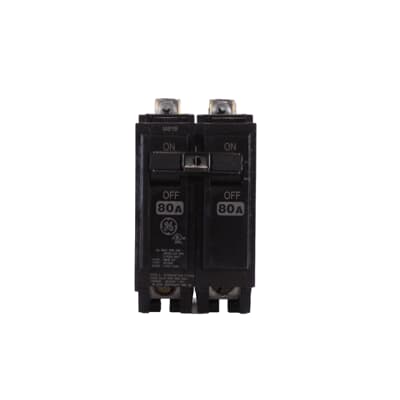 GE ABB - THQB Circuit Breaker- 80A, 240V, 2-Poles - THQB2180