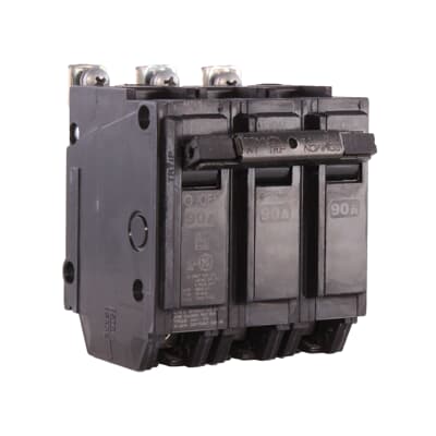 GE ABB - THQB Circuit Breaker- 90A, 240V, 3-Poles - THQB32090
