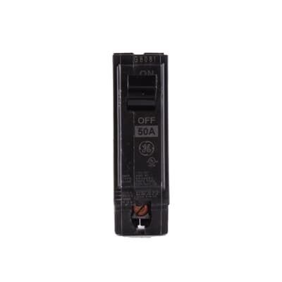GE ABB - THQL Circuit Breaker - 50 AMP, 120/240 V. 1-Pole - THQL1150