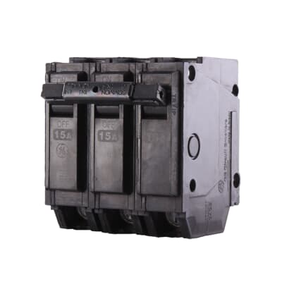 GE ABB - Circuit Breaker 3 Pole 15A 240V- THQL32015