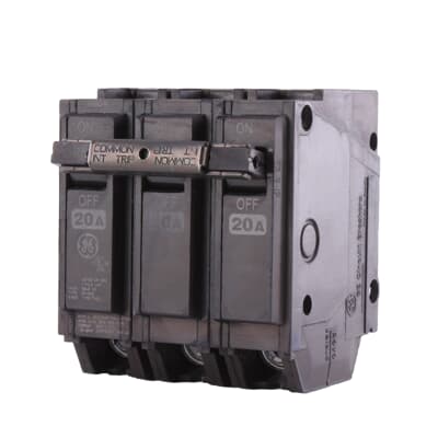 GE ABB - Circuit Breaker 3 Pole 20A 240V - THQL32020