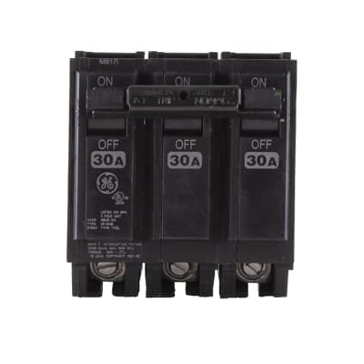 GE ABB - GE - Circuit Breaker - 3 Pole, 240V AC - THQL32030