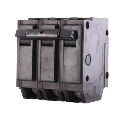 GE ABB - GE - Circuit Breaker - 3 Pole, 240V AC - THQL32030