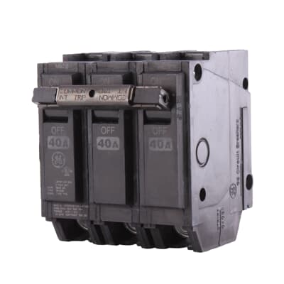 GE ABB - Circuit Breaker 3 Pole 40A 240V - THQL32040