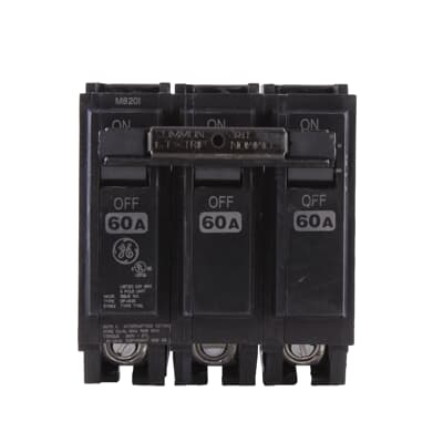 GE ABB - Circuit Breaker 3 Pole 60A 240V - THQL32060