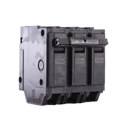 GE ABB - Circuit Breaker 3 Pole 70A 240V - THQL32070
