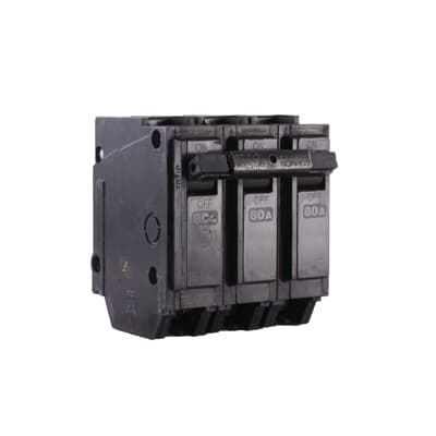 GE ABB THQL CIRCUIT BREAKER 3P 80A 240 10KA - THQL32080