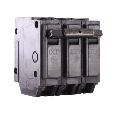 GE ABB - Circuit Breaker 3 Pole 100A 240V - THQL32100