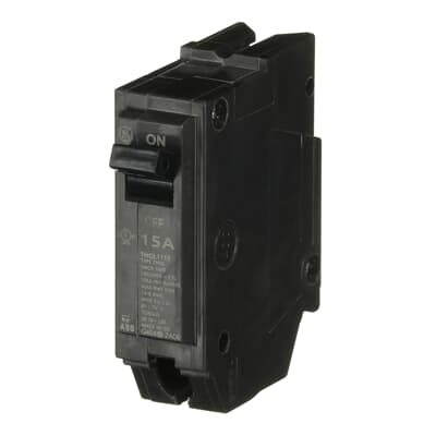 GE ABB - Circuit Breaker ,1 Pole ,15 amps - THQL1115