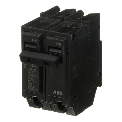 GE ABB - Circuit Breaker 2 Pole 50A 120/240V - THQL2150
