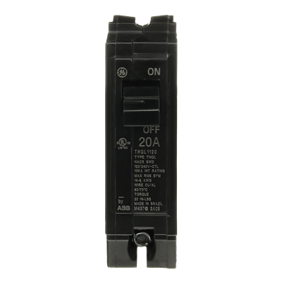 GE ABB - Circuit Breaker - 2 Pole, 240V AC - THQL21100