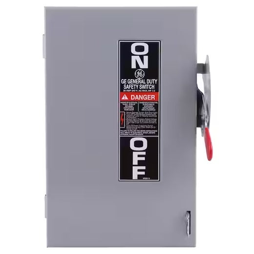 GE ABB - 2 Pole - 400A 240V Fusible Disconnect - TGF3225A1