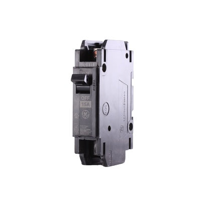 GE ABB - Circuit Breaker, 15 Amps, 2 Pole, 240 V, Feed Thru - THQC2115WL