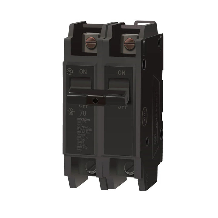 GE ABB - THQC - Circuit Breaker, 70 Amps, 2 Poles, 240 V - THQC2170WL