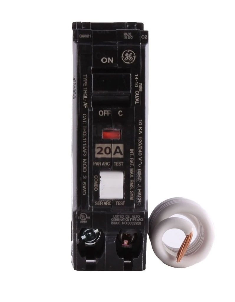 GE ABB - THQL - Circuit Breaker - 20Amp - 1-Pole - THQL1120AF2