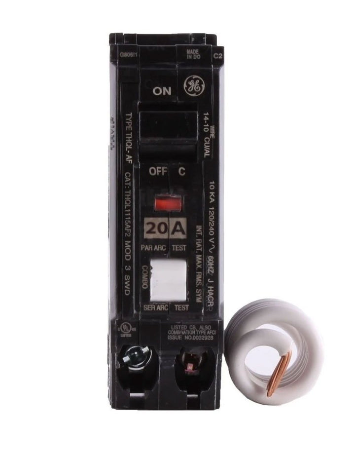 GE ABB - THQL - Circuit Breaker - 20Amp - 1-Pole - THQL1120AF2
