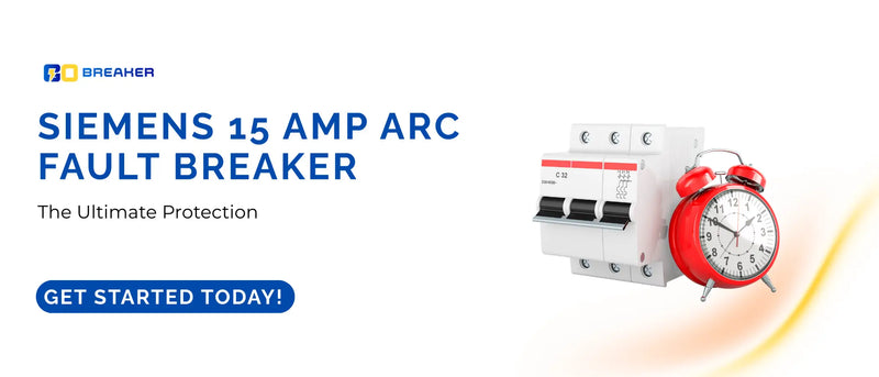 Siemens breaker 15 amp arc fault circuit breaker displayed on gobreaker.com, offering ultimate electrical protection and reliable performance.