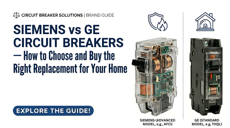 Siemens vs GE Circuit Breakers - How to Choose and Buy the Right Replacement for Your Home