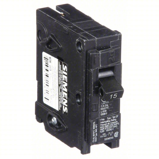 Siemens Q115 Circuit Breaker | 15Amps, 1 Pole, 120V AC