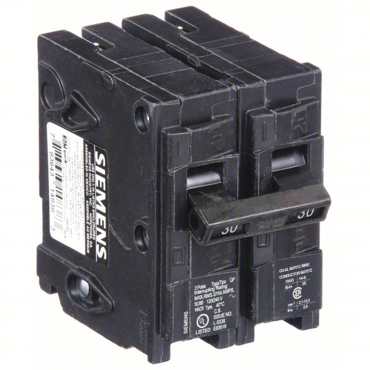 Siemens Q230 Circuit Breaker| 30 Amps, 2 Poles, 120/240 V
