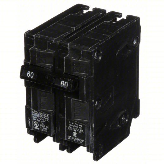 Siemens Q260 Circuit Breaker | 60 Amps, 2 Poles, 240 V