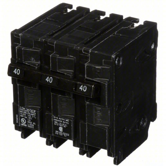Siemens Q340 Circuit Breaker | 40 Amp, 3 Pole, 240V