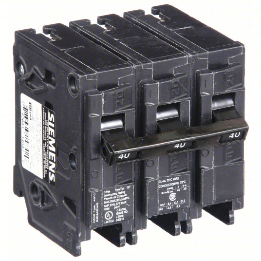 Siemens Q340 Circuit Breaker | 40 Amp, 3 Pole, 240V