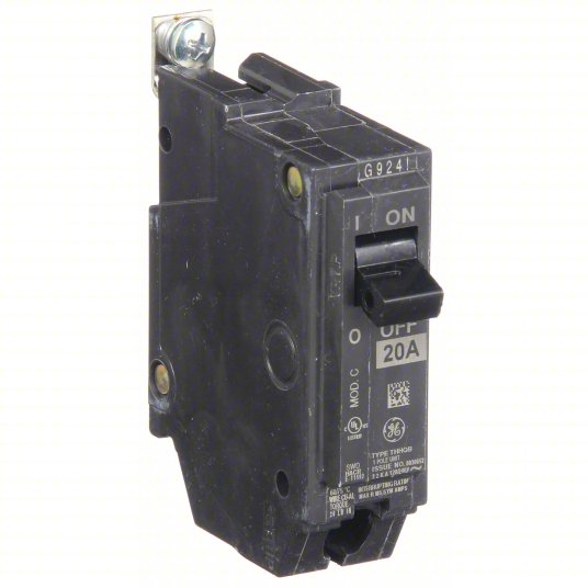 GE ABB THHQB1120 Circuit Breaker | 20 amp, 1 Pole, 120/240V