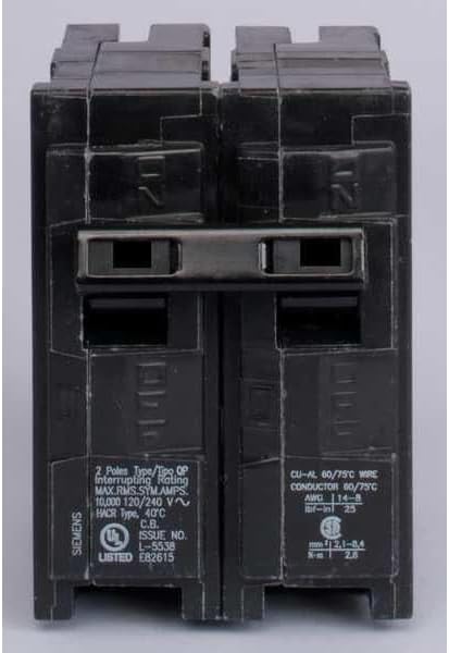 Siemens - Circuit Breaker, 90 Amps, 2 Poles, 240 V - Q290