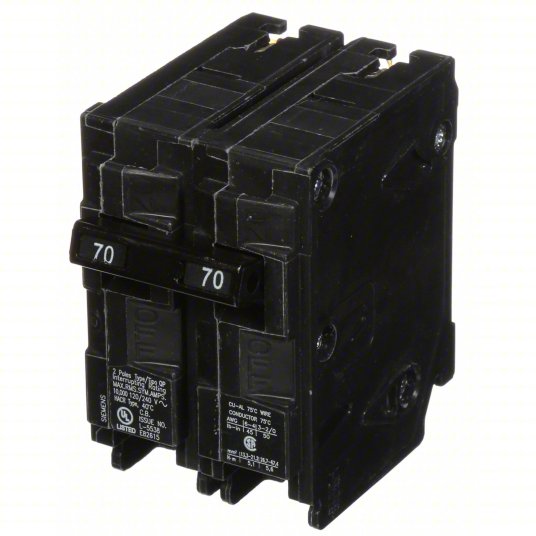 Siemens Q270 Circuit Breaker | 70 Amp, 2-Pole, 120/240V