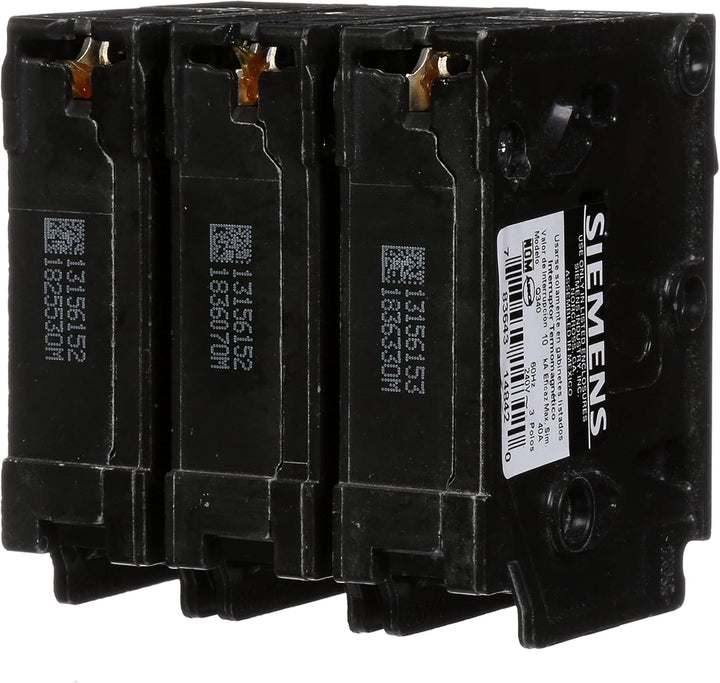 Siemens - Circuit Breaker, 40 Amp, 3 Pole, 240 V - Q340