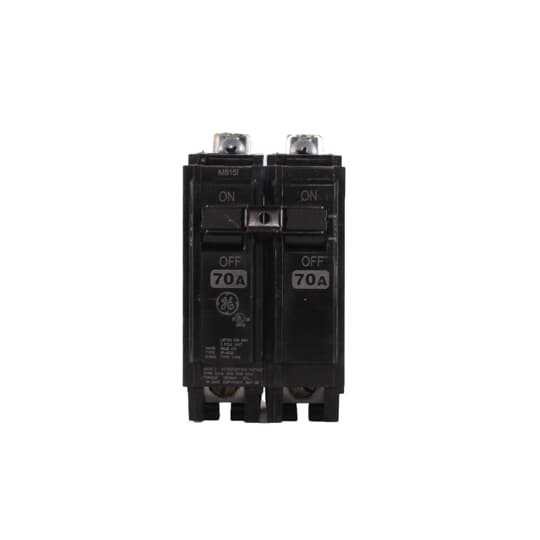 GE ABB - Bolt-On Circuit Breaker ,70 AMP, 240 V , 2-Poles - THQB2170