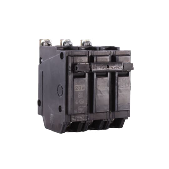 GE ABB - Circuit Breaker, 20 Amps, 3 Pole, 240 V - THQB32020