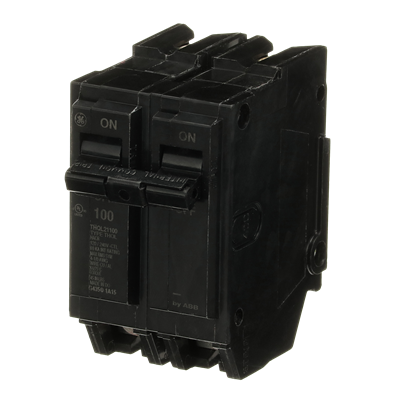 GE ABB - Circuit Breaker - 2 Pole, 240V AC - THQL21100