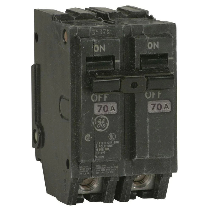 GE ABB THQL2170 Circuit Breaker | 70 Amps, 2 Pole, 120/240 V