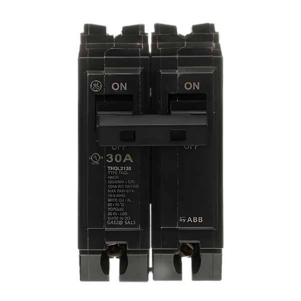 GE ABB THQL2130 30 amp breaker 2-pole 120/240V for residential and commercial panels