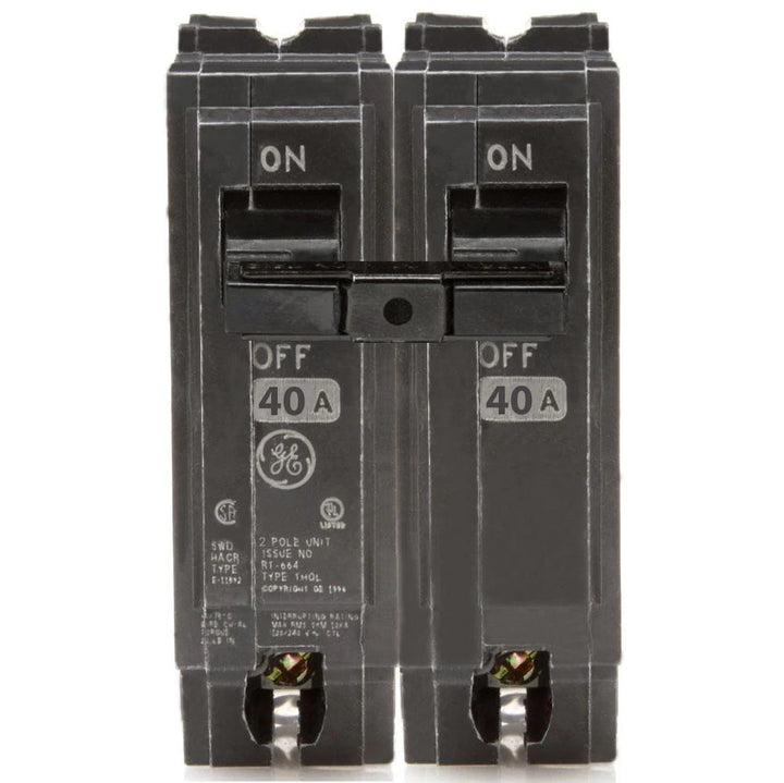 GE ABB THQL2140 40 AMP CIRCUIT BREAKER, 2-Pole 120/240V Q-Line breaker