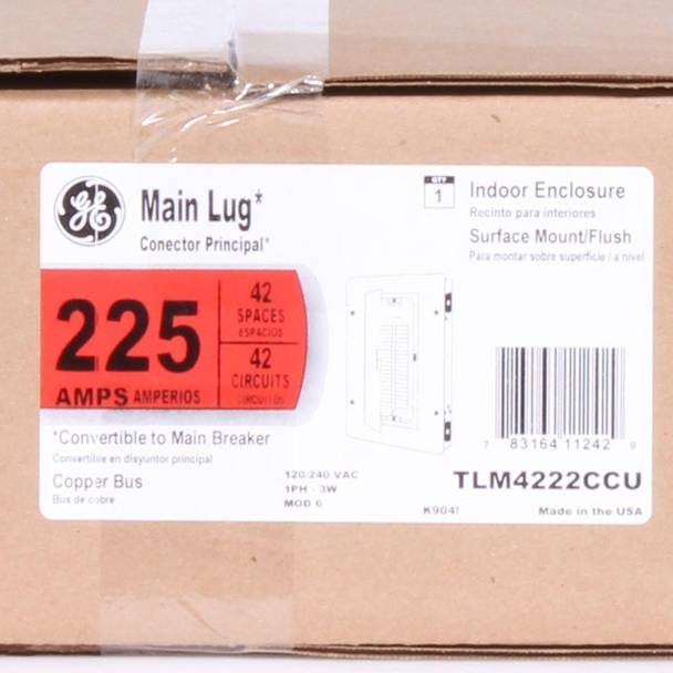 GE ABB - 225A NEMA 1 Convertible Load Center | 42-Space - TLM4222CCU
