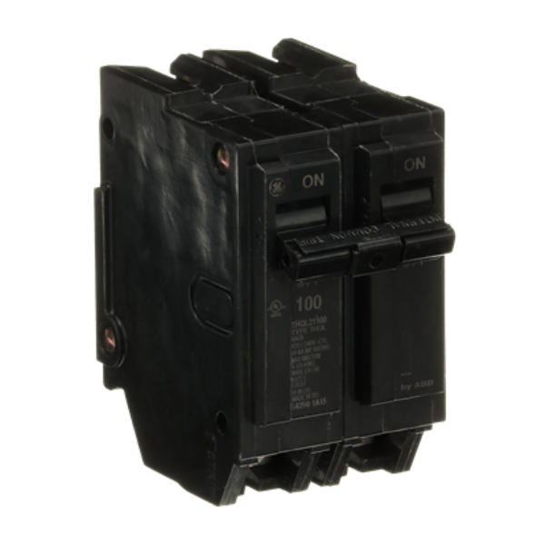 GE ABB - Circuit Breaker - 2 Pole, 240V AC - THQL21100