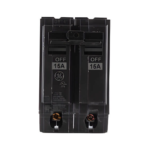 GE ABB - Circuit Breaker - 2 Pole, 240V AC - THQL2115