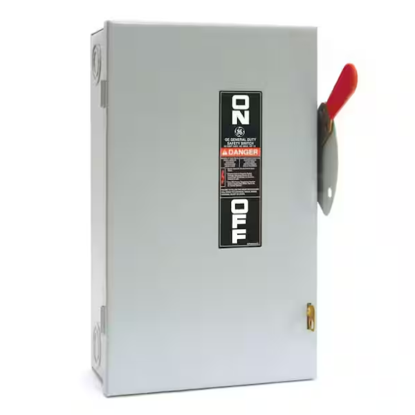 GE ABB TG4321 Fusible Switch | 30 amp, 240V, 3 Pole, NEMA 1