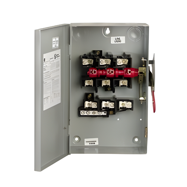 GE ABB TGN3322 Non-Fusible Safety Switch | 60 amp, 240V, 3 Pole, NEMA 1
