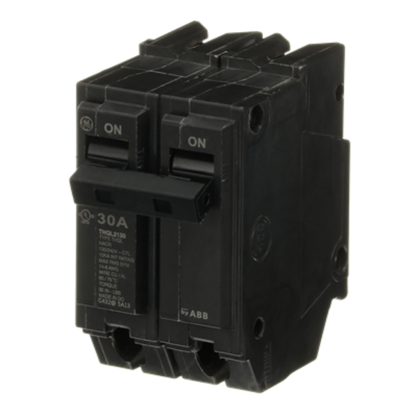 GE ABB THQL2130 - 2-Pole 120/240V AC Circuit Breaker
